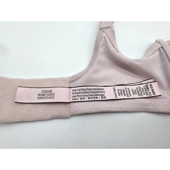 Victoria's Secret Bra Size 32DD Pink Lace Sequin Dream Angel Push-Up Underwire - Picture 10 of 11